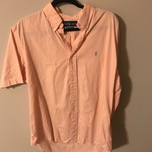 Short Sleeve Polo Ralph Lauren Button Up